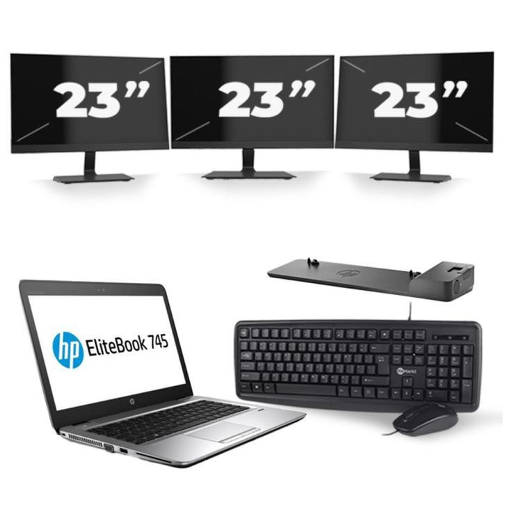HP EliteBook 745 G3 - AMD PRO A10-8700B - 14 inch - 8GB RAM, Computers en Software, Windows Laptops, Nieuw, Verzenden