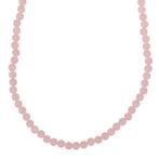 Kinderketting - Roze gewolkte kraaltjes 6mm - Elastisch NIEU, Ophalen of Verzenden, Nieuw