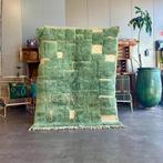 Marokkaanse groene Berber Beni Ourain tapijt 150x200 cm,, Huis en Inrichting, Nieuw