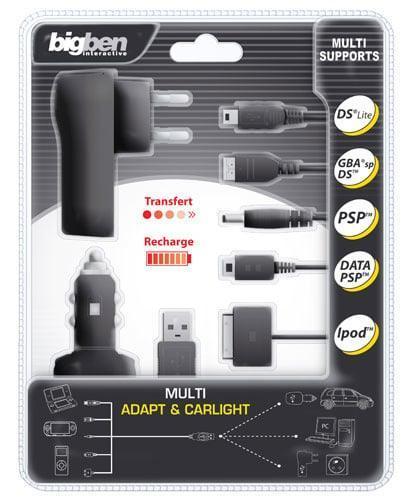 Bigben Multi Stroomadapter voor DS Lite / Game Boy SP / PSP, Spelcomputers en Games, Spelcomputers | Overige Accessoires, Nieuw