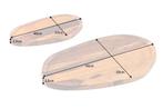 Stevige set van 2 dienbladen AMAZONAS 56cm serveerplank met, Huis en Inrichting, Ophalen of Verzenden, Nieuw