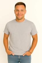 X-Name - Heren T-Shirt - Lichtgrijs - Ronde Hals -, Verzenden, Nieuw