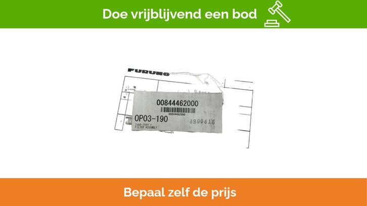 Bieden: Furuno river radar filter assembly - OP03-190, Watersport en Boten, Navigatiemiddelen en Scheepselektronica, Radar, Nieuw