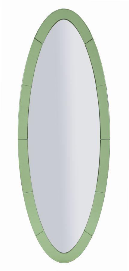 OSLO WANDSPIEGEL GROEN CM 55X2X150 ( BINNENSPIEGEL AFMETING, Huis en Inrichting, Woonaccessoires | Spiegels, Ophalen of Verzenden
