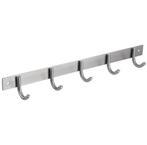 Differnz kapstok 5 haken beugel rvs mat chroom, Huis en Inrichting, Woonaccessoires | Kapstokken, Verzenden, Nieuw