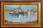 Vincenzo Laricchia (1940-2017) - Marina con barche, Antiek en Kunst