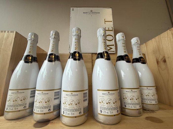 Moët & Chandon Ice Impérial - Champagne Champagne - 6, Verzamelen, Wijnen