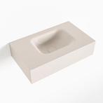 MONDIAZ LEX Linen vrijhangende solid surface wastafel 50cm., Ophalen of Verzenden, Nieuw, Overige typen