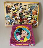 Donald Duck, Goofy, Mickey Mouse, Minnie Mouse - 2 Puzzle -, Verzamelen, Nieuw