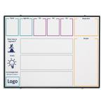 Whiteboard Bedrukt - Softline profiel 8 mm zwart - 120 x 240, Ophalen of Verzenden, Nieuw in verpakking