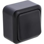 Q-LINK - Wisselschakelaar - Opbouw - 1-voudig Enkel, Doe-het-zelf en Verbouw, Elektra en Kabels, Ophalen of Verzenden, Nieuw