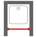 Sealskin Douchegordijnstang - Klemstang - Aluminium, Verzenden, Nieuw