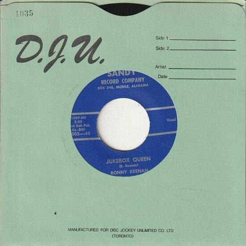 Ronny Keenan - Jukebox Queen + Stop Sign On Your Heart (V..., Cd's en Dvd's, Vinyl Singles, Verzenden