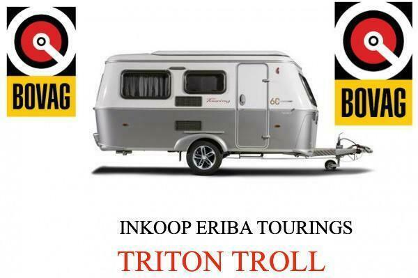 Wij zijn op zoek naar Eriba triton 430   420  Eriba Troll., Caravans en Kamperen, Caravan Inkoop
