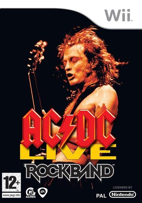 AC/DC Live Rock Band-Standaard (Wii) Gebruikt, Spelcomputers en Games, Games | Nintendo Wii, Zo goed als nieuw, Ophalen of Verzenden