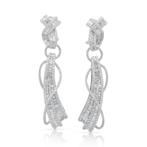 Oorbellen - 18 karaat Witgoud - 6.75ct. tw. Diamant, Nieuw