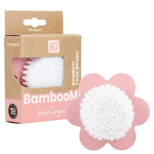 ilu Bamboom! Face Brush Bamboo - Sweet Tangerine, Sieraden, Tassen en Uiterlijk, Uiterlijk | Gezichtsverzorging, Verzorging, Nieuw