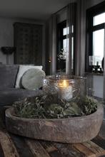 Wax LED kaars Sand 10 x 10 cm, Huis en Inrichting, Woonaccessoires | Kandelaars en Kaarsen, Ophalen of Verzenden, Nieuw