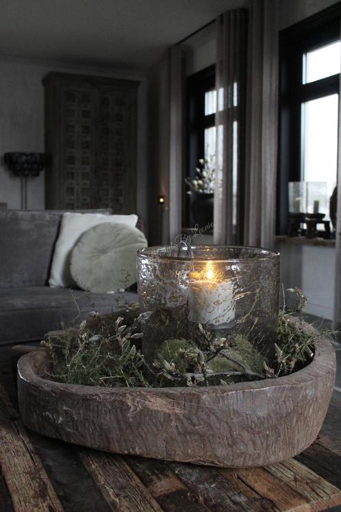 Wax LED kaars Sand 10 x 10 cm, Huis en Inrichting, Woonaccessoires | Kandelaars en Kaarsen, Nieuw, Ophalen of Verzenden