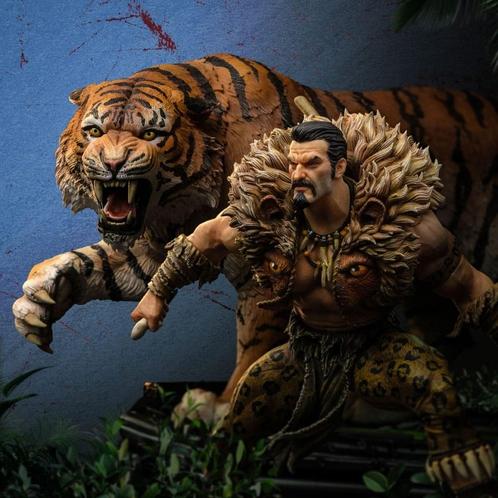 Spider-Man vs. Villains BDS Art Scale Statue 1/10 Kraven Dio, Verzamelen, Film en Tv, Nieuw, Ophalen of Verzenden