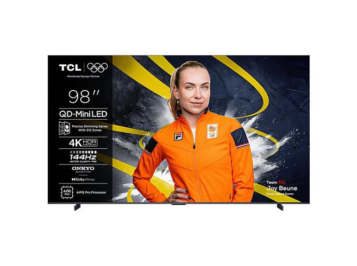 Tcl - MINI-LED 90-99 Ultra HD 4K TV - 98 inch, Audio, Tv en Foto, Televisies, 100 cm of meer, 4k (UHD), Nieuw, Overige merken
