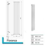 Handdoekradiator Floranca 1800 x 322 mm Mat wit, Ophalen of Verzenden, Nieuw, Overige typen