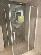 Douchecabine 120x90cm mat wit draaideur - 0091, Doe-het-zelf en Verbouw, Sanitair, Ophalen, Nieuw, Glas, Douche