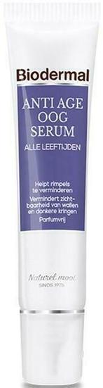 BIODERMAL ANTI AGE OOGSERUM TUBE 15 ML, Verzenden, Nieuw