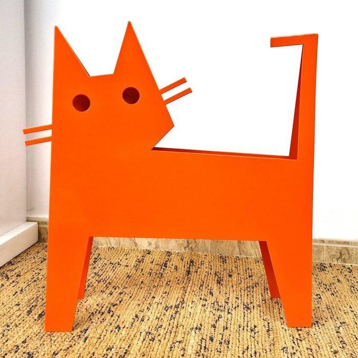 José Soler Art - The Cat KH. Orange - No Reserve, Antiek en Kunst, Kunst | Designobjecten