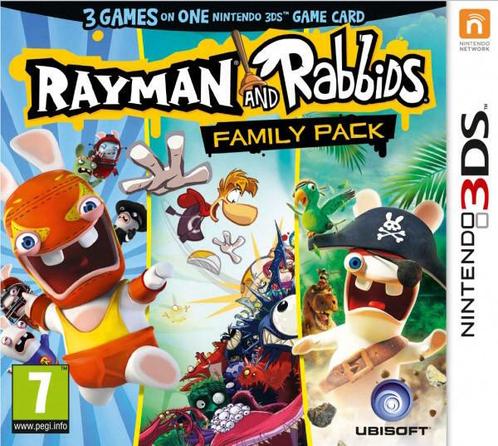 Rayman and Rabbids Family Pack (Nintendo 3DS), Spelcomputers en Games, Games | Nintendo 2DS en 3DS, Gebruikt, Vanaf 3 jaar, Verzenden