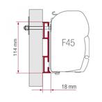 Fiamma Adapter D 120 F45, Caravans en Kamperen, Camper-accessoires, Ophalen of Verzenden, Nieuw