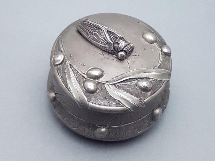 Ermenault - Doos - Tin, Cigale - Art Deco, Antiek en Kunst, Kunst | Designobjecten