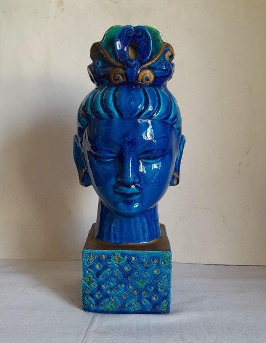 Bitossi - Aldo Londi - sculptuur, Kwan YIn - 37 cm -, Antiek en Kunst, Antiek | Glas en Kristal