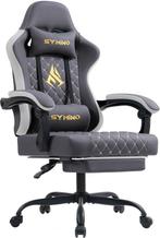 Symino FZ Gaming Stoel - Met Voetsteun en Verstelbare Rugleu, Verzenden, Zo goed als nieuw