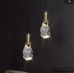 Kristallen Hanglamp – Moderne Messing LED Plafondlamp Luxe, Huis en Inrichting, Lampen | Hanglampen, Verzenden, Nieuw