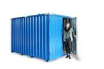 Blauwe Demontabele Container voor opslag en stalling, Huizen en Kamers, Rotterdam