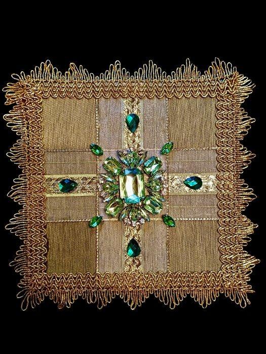 Liturgische bal handgemaakt ambachtelijk - 15 x 15 cm -, Antiek en Kunst, Antiek | Boeken en Bijbels