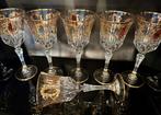 La maison du Lia - Wijnglas - 24 kt goud - Handgesneden en, Antiek en Kunst, Curiosa en Brocante