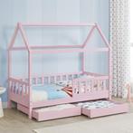 Kinderbed Marli - 80 x 160 cm - Roze - Incl. lades, Kinderen en Baby's, Kinderkamer | Bedden, Verzenden, Nieuw
