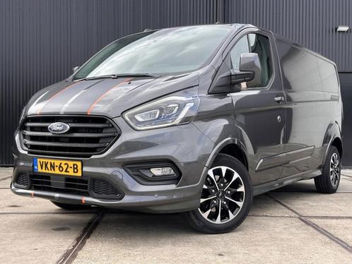 Ford Transit Custom 2.0 185PK L2H1 Sport, Auto's, Bestelauto's, Lease, Automaat, Overige kleuren, Financial lease, Leder en Stof