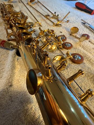 Saxofoon onderhoudsbeurt – Reinigen, smeren en afstellen beschikbaar voor biedingen