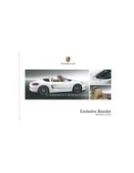 2013 PORSCHE BOXSTER EXCLUSIVE HARDCOVER BROCHURE DUITS, Boeken, Nieuw, Porsche, Author