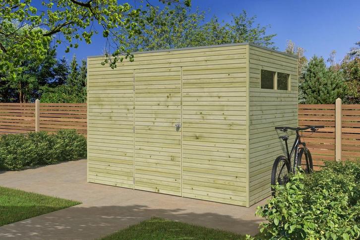 Woodlands Blokhut QBH2 300 x 300 cm, Tuin en Terras, Tuinhuizen