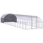 vidaXL Kippenren 3x12x2 m gegalvaniseerd staal, Verzenden, Nieuw