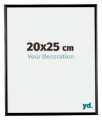 Fotolijst 20x25 cm - Zwart Hoogglans - Kunststof - Bordeaux, Huis en Inrichting, Verzenden, Nieuw