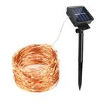 Zonne-Energie Outdoor LED verlichting - 10 meter - Warm Wit, Ophalen of Verzenden, Nieuw