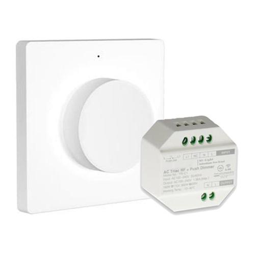 LED Dimmer Paneel Draadloos Met Afstandsbediening - Opbouw +, Huis en Inrichting, Lampen | Overige, Nieuw, Verzenden