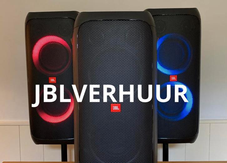 JBL HUREN ~ PARTYBOX 310 & 710 ~ incl. Microfoonset, Hobby en Vrije tijd, Feestartikelen | Verhuur, Nieuw