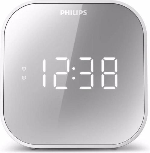 Philips TAR4406 - Klokradio - Wit, Witgoed en Apparatuur, Wekkers, Verzenden