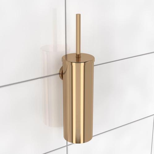 Toiletborstelhouder Haceka Kosmos Hangend Geborsteld Koper, Doe-het-zelf en Verbouw, Sanitair, Bad, Nieuw, Ophalen of Verzenden